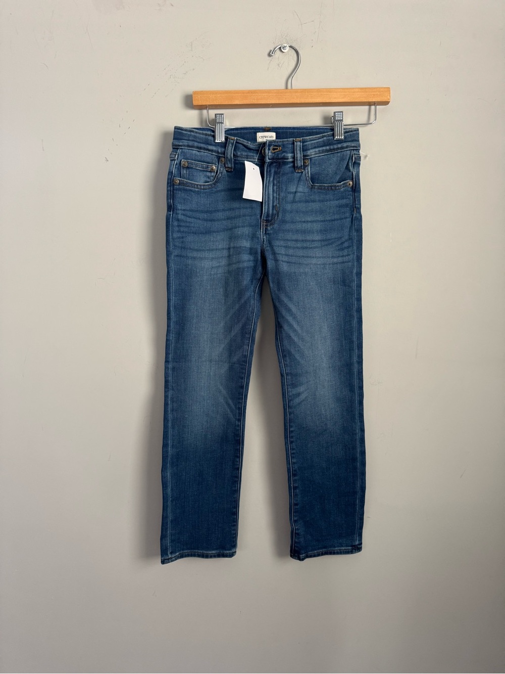 Crewcuts Classic Slim-Straight Jeans in Medium Blue